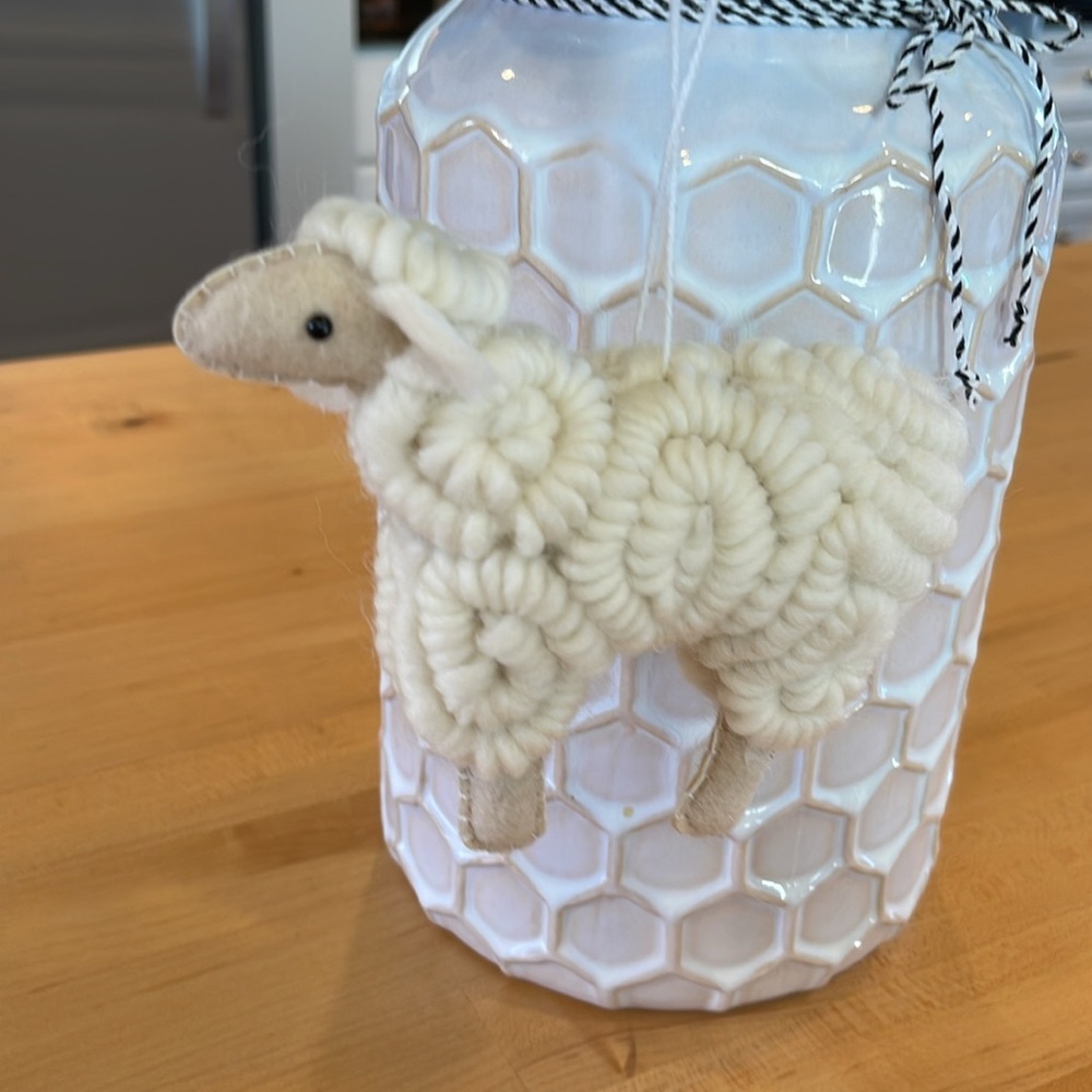 Woolly Sheep Lamb Ornament